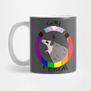 GAY AND FERAL Mug